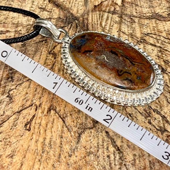 Petrified Wood Pendant 2 1/4” - Picture 10 of 13